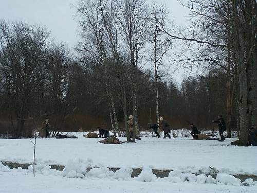 New re-enactment in Estonia. Civil War period (1918-1920)