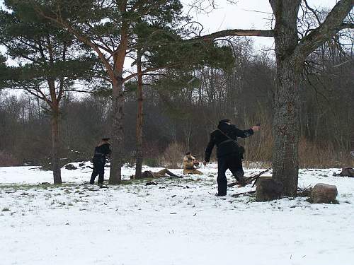 New re-enactment in Estonia. Civil War period (1918-1920)