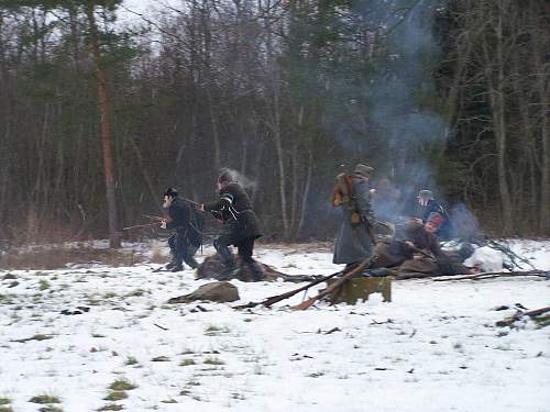 New re-enactment in Estonia. Civil War period (1918-1920)