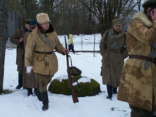 New re-enactment in Estonia. Civil War period (1918-1920)