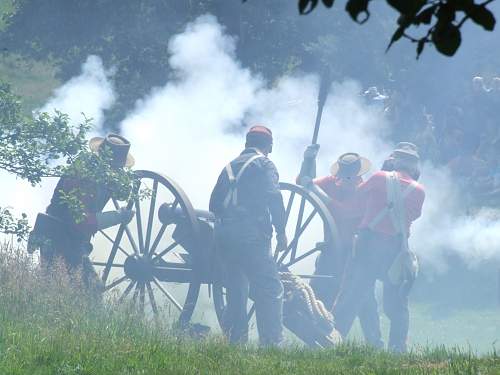 Battle breaks out in Tatton Park, Cheshire