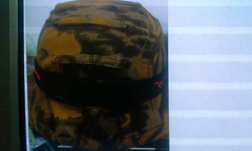 Which waffen ss helmet camouflage cover replica is the closest to the original camouflage cover?