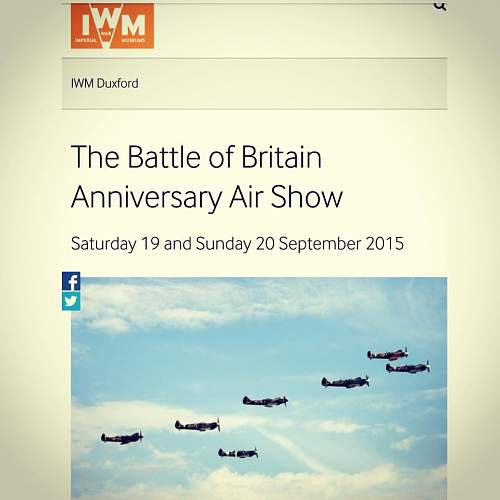 Battle of Britain 75th Anniversary Airshow Duxford