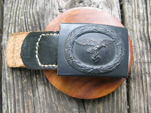 Luftwaffe belt + buckle! Real or not?