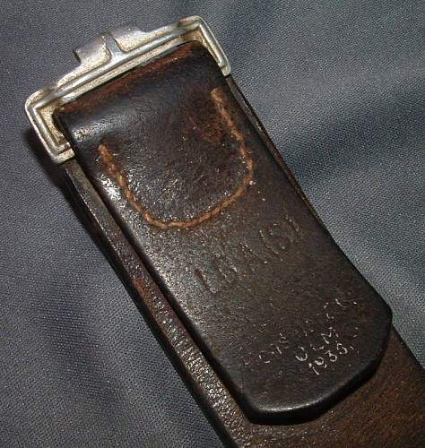 Luftwaffe buckle and belt