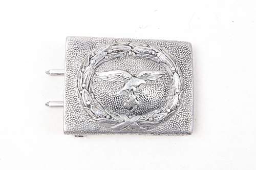 Marked Luftwaffe Flak belt and buckle