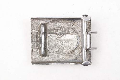 Marked Luftwaffe Flak belt and buckle