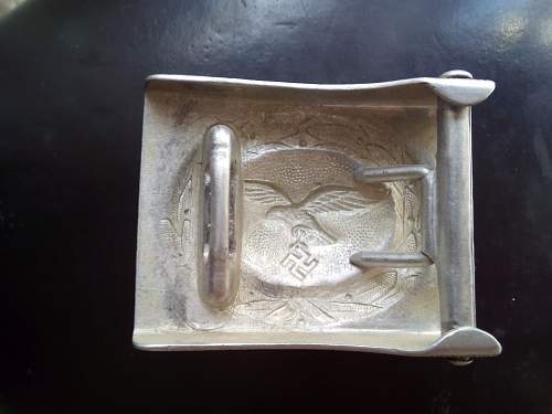 Luftwaffe alu buckle, original or not?