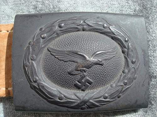 Luftwaffe buckle painted Opinions please