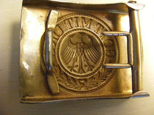 Reichscheer marine 2 piece buckle