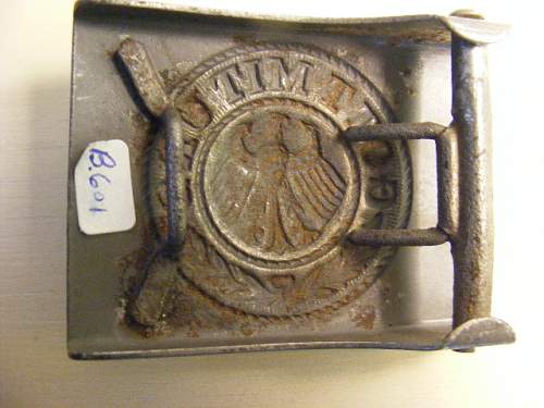 Reichscheer marine 2 piece buckle