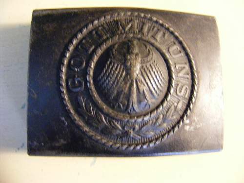 Reichscheer marine 2 piece buckle