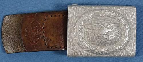 Aluminum Luftwaffe buckle