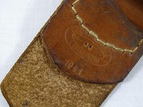 Luftwaffe buckle with tab authenticity