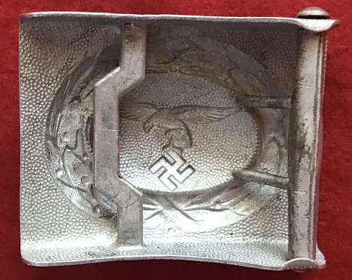 1st Pattern Luftwaffe Buckle with Crank Catch