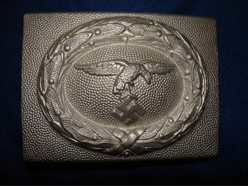 1st Pattern Luftwaffe Buckle with Crank Catch