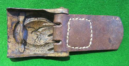 JFS Other Ranks tan Luftwaffe belt buckle