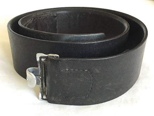 Luftwaffe belt with interesting markings