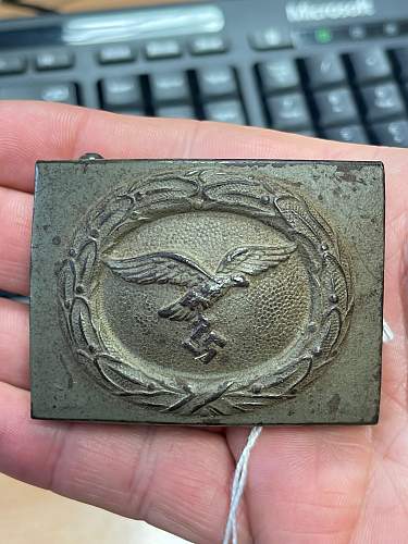 Tropical luftwaffe buckle for review