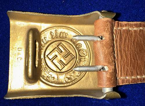 Aluminium Luftwaffe buckle Dransfeld