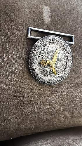 Luftwaffe brocade buckle