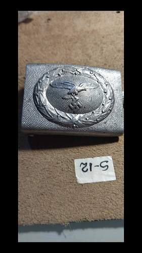 Luftwaffe buckle-real orfake?