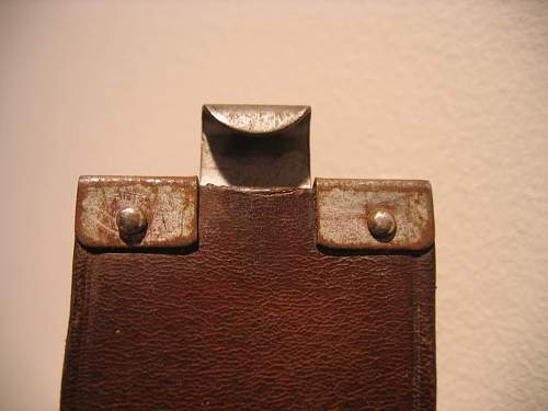 Aluminum Luftwaffe buckle and belt