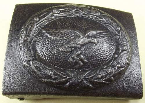 Luftwaffe buckle. Need Help