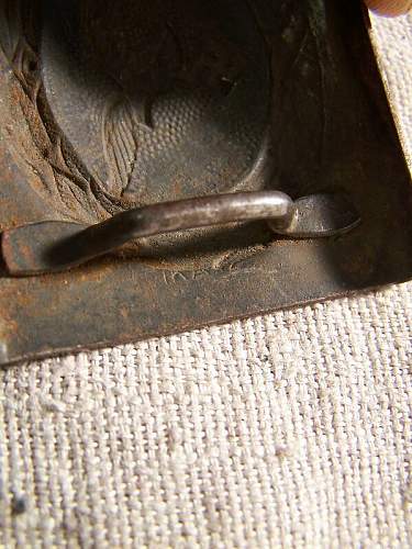 Luftwaffe buckle steel IKA 42 marked