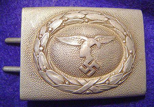 Droop tail Luftwaffe belt buckle for review