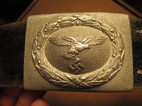 Luftwaffe Buckle and Named Belt for Review...Real or Fake??