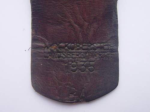 Early droop tail Luftwaffe buckle