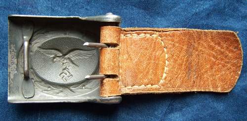 Combat blue luftwaffe buckle