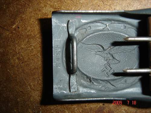 Combat blue luftwaffe buckle