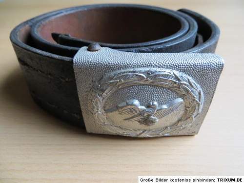 Luftschutz belt &amp; buckle