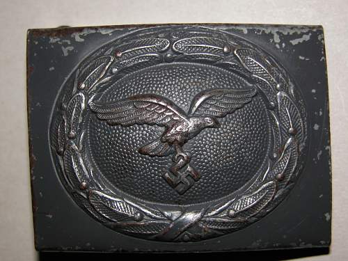 Luftwaffe buckle in steel