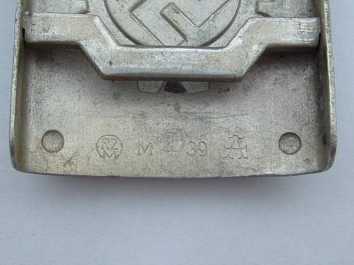 Droop tail luftwaffe buckle