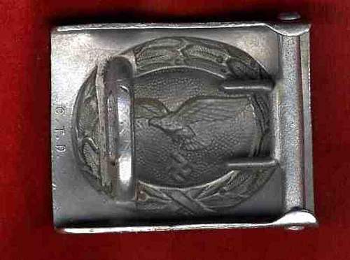 Luftwaffe CTD belt buckle original?