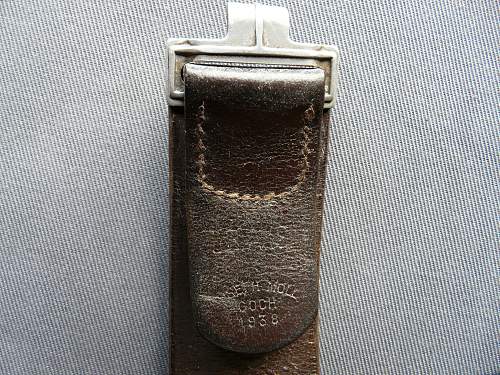 Luftwaffe belt and buckle - Aluminium buckle and keeper for review. Maker?