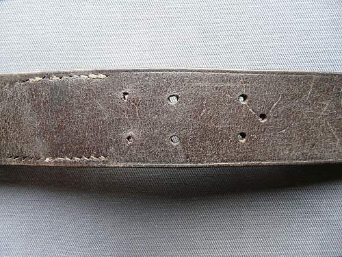 Luftwaffe belt and buckle - Aluminium buckle and keeper for review. Maker?