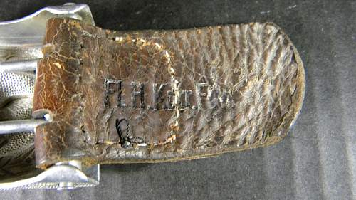 Unit marked Luftwaffe belt buckle 1938