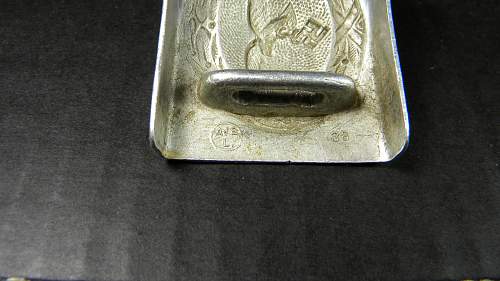 Unit marked Luftwaffe belt buckle 1938