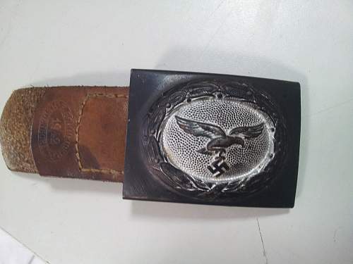 Luftwaffe Buckle with silver color