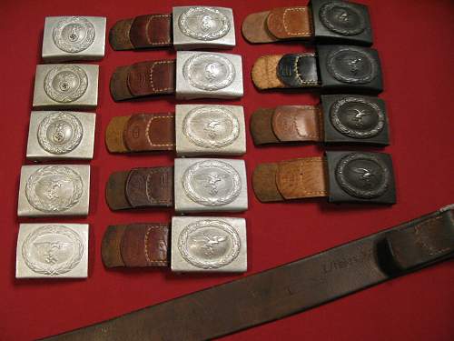 DLV/RLB &amp; Luftwaffe Buckles