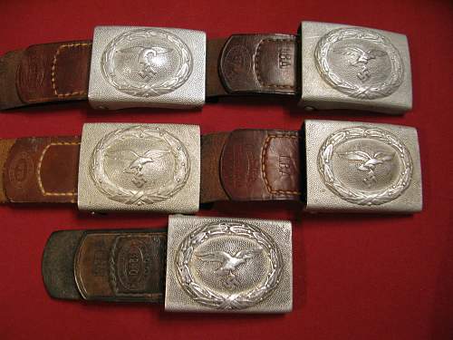 DLV/RLB &amp; Luftwaffe Buckles