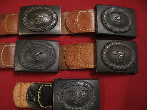 DLV/RLB &amp; Luftwaffe Buckles