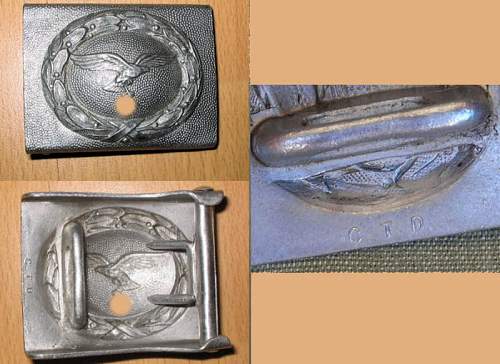 Fake Luftwaffe Buckles