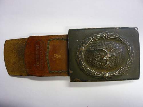 Max Muller Luftwaffe buckle