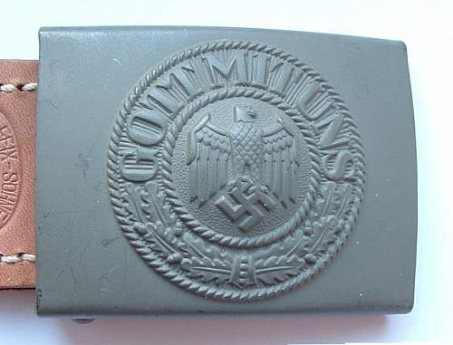 Aluminum Luftwaffe Buckle and Heer Buckle, Marked with Belt Keeper: Authentic/good deal?