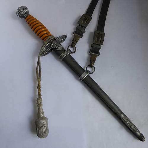 M37 Luftwaffe dagger with gehange and portepee